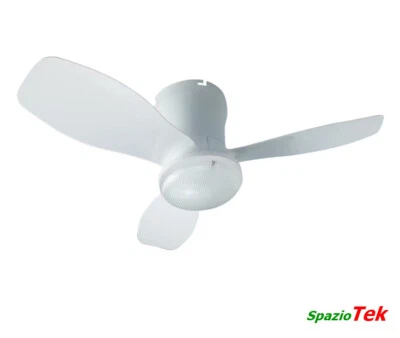 Ventilatore da Soffitto LED 18W con Pale Luce 4200K Telecomando Timer Silenzioso - Immagine 1 di 4