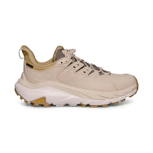 BOTAS HOMBRE HOKA ONE ONE KAHA 2 BAJAS GTX ROBLE ALABASTRO CUERO SENDERISMO TALLA 7.5 - Imagen 1 de 5