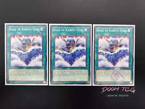 YuGiOh Rage of Kairyu-Shin LEDU-EN017, LED9-EN027 (R) 1st Ed 3x “Umi Support” - Picture 1 of 1