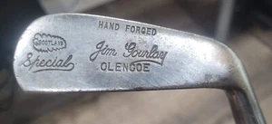 Antique Vintage 1928 Jim Gourlay Glencoe Hickory Wood Shaft Golf Club Run Up Irn - Picture 1 of 11