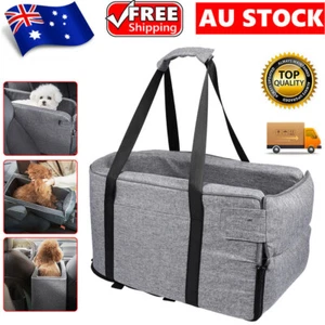 Car Pet Seat Auto Seat Center Console Dog Cat Nest Pad Removable Pet Carrier AUS - Picture 1 of 12
