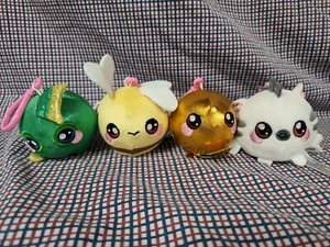 Squeezamals Lot of 4 - Backpack Clip - Picture 1 of 10