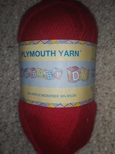 dreambaby dk yarn 1 skein red microfiber/nylon  - Picture 1 of 6