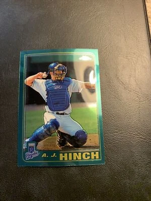 Cb51c 2001 Topps chrome traded￼ T157 A J Hinch Kansas City royals￼ - Image 1 of 2