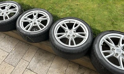 Porsche 997 996 993 Felgen 8+10,5 X 18 Wheel Rim Set Carrera S Winter Pirelli - Bild 1 von 4