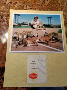 B. Robinson,Mike Schmidt & Stan Musial  "Cuts" Autographs - Picture 1 of 6