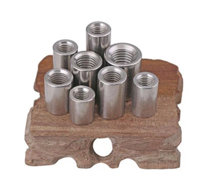 304 Stainless steel M2 M2.5 M3 Rod Connection Nut ROUND Coupling nuts - Image 1 of 4