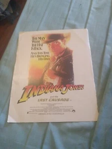 "Indiana Jones And The Last Crusade" Movie Magazine Ads. Harrison Ford. 1989. - Picture 1 of 3