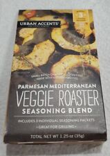Urban Accents Parmesan Mediterranean Veggie Roaster Seasoning 1.25 Oz BB 8/24