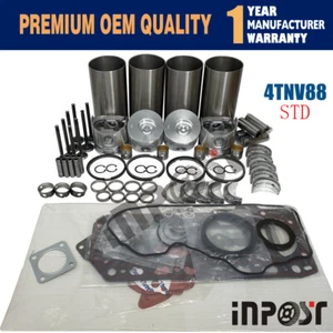 Kit de reconstrucción de revisión 4TNV88 4D88E-5XAB 4D88E-6BPA para pieza de motor Yanmar Komatsu - Imagen 1 de 9