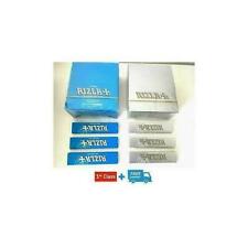 RIZLA BLUE  SLIM / SILVER SLIM KING SIZE ROLLING PAPERS 10,20,30 & 50 BOOKLETS 