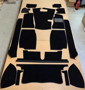 MGB 4 Sync Roadster RHD Black Carpet Set 1968 to 1980 - Picture 1 of 5