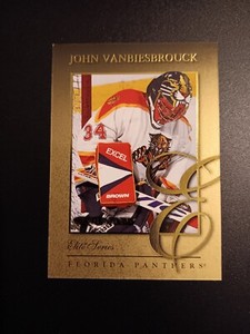 John Vanbiesbrouck 1997 Donruss Elite Gold /2500 #8 of 12 Florida Panthers