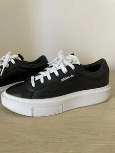 adidas sleek Black And White US 6 - Picture 1 of 7