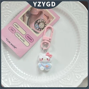 Keychain cartoon cute backpack pendant small gift car keychain gift (walk Cat) - Foto 1 di 1