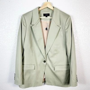 J. Crew NEW Women’s Willa Blazer in Pistachio Green Lightweight Chino Size 12  - Picture 1 of 11