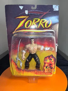 Figura de acción de colección Zorro 1997 Playmates Don Diego Zorro 6" sellada - Imagen 1 de 6