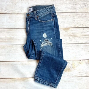 Paige Denim Distressed Porter Toren Boyfriend Jeans Relaxed Straight Womens 27 - Picture 1 of 8