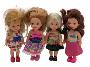 (4) Vintage Barbie Kelly Assorterd & Friends Club Dolls Mattel 1990’s-Free Ship. - Picture 1 of 10