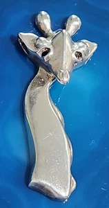 GIRAFFE -BRUSCA DANTE 1976- STERLING- MODERNE SKULPTUR HANDWERKER- ANHÄNGER - Bild 1 von 8