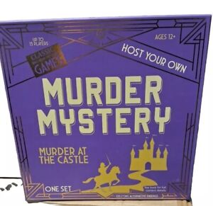 Game Night!  HOST YOUR OWN MURDER MYSTERY: Murder At The Castle  New/Sealed