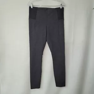 Kut From The Kloth Angie Skinny Ponte Knit Legging Women L Charcoal Grey Stretch - Picture 1 of 12