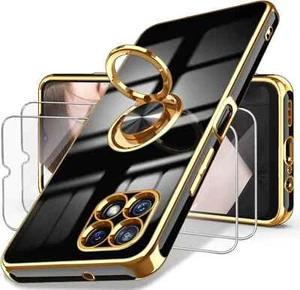 for T-Mobile REVVL 7 Pro 5G Case with 2X Screen Protector, 360° Rotatable Rin... - Picture 1 of 7