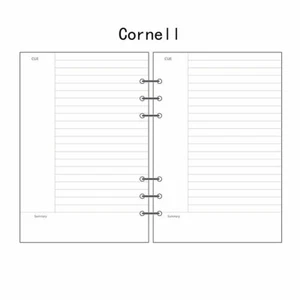 A5/A6/A7 Cornell Planificador de Notas Diario Inserto Recarga Programa Organizador 45 Hojas Nuevo - Imagen 1 de 11