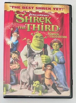 Shrek the Third DVD (2007) - Region 1 - FR/EN/ES - VG+ (Tested) - Image 1 of 4