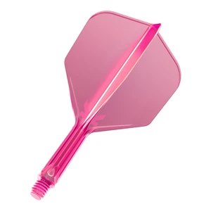 Sistema de vuelo y eje Target K-Flex, transp./rosa neón, estándar Nº6, aprox. 19 mm - Imagen 1 de 4