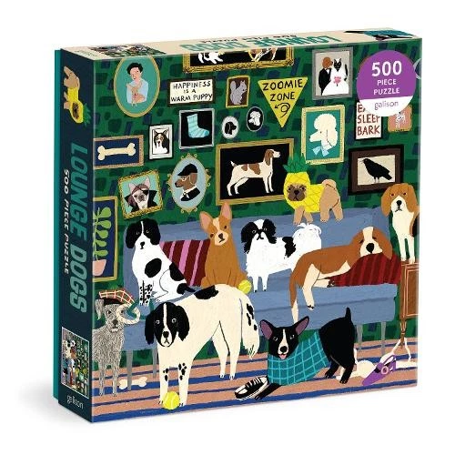Lounge Dogs 500 Piece Puzzle - Image 1 of 1