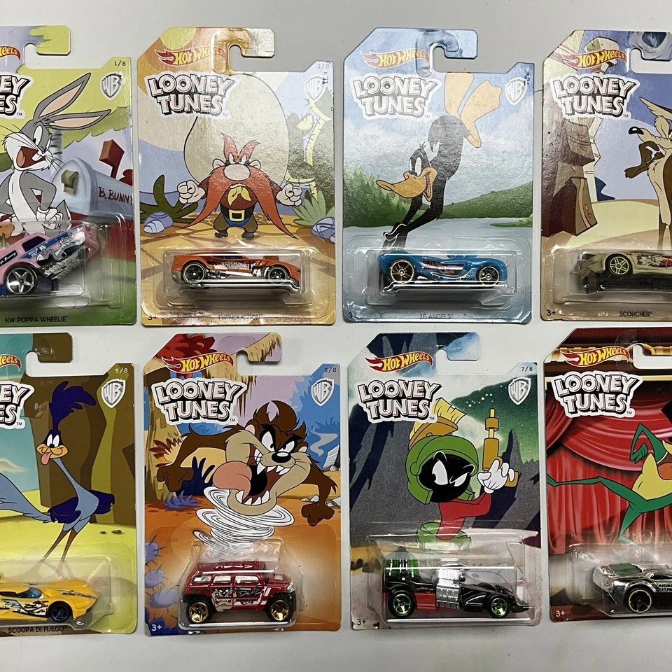 Juego completo Hot Wheels 2017 Warner Bros Looney Tunes sellado de fábrica Foto 1 de 4