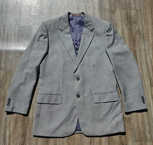 Vintage Cordovan & Grey Mens Sz 38R Suit Jacket Gray 2 Button - Picture 1 of 11