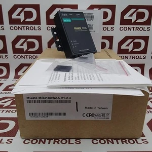 MGATE MB3180 | Moxa | Modbus TCP Gateway, RS-232/422/485, Opened - Photo 1/2