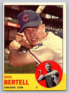1963 Topps #287 Dick Bertell Chicago Cubs - Bild 1 von 3
