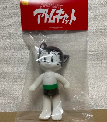 DINER Atom Cat Vinilo Suave Blanco y Negro 6.3 Astro Boy Osamu Tezuka Sofubi NUEVO Foto 1 de 3