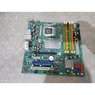MSI MS-7502 Ver 1.2 Motherboard Micro ATX LGA775 4x DDR2 Slots Ethernet for PC - Image 1 of 4