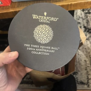 Waterford 100 Years Times Square Crystal Ball Ornament 2008 146093 - Picture 1 of 2