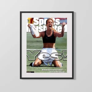 Brandi Chastain Autograph Print - Team USA - Iconic Victory - Picture 1 of 6