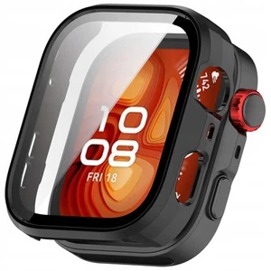 Etui ochronne + szkło do Huawei Watch Fit 4 Pro Tech-Protect Case Cover Czarne - Zdjęcie 1 z 4