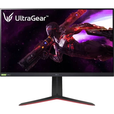 LG UltraGear 32” Nano IPS Compatible Monitor - Black (Missing Wires) - Image 1 of 4
