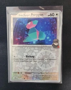 Team Rocket's Porygon ERROR REVERSE HOLO BLEED 153/182 Pokemon TCG Card DRI NM - Picture 1 of 2