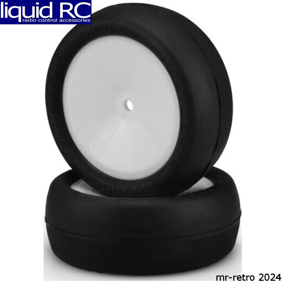 JConcepts 4018-1691 Smoothie 2 Silver Compound Tire Pre-Mounted On 3347w Wheels - Image 1 of 1