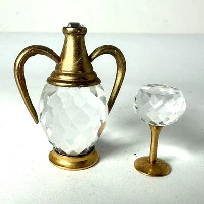 Figura Swarovski 17750 Jarrón Griego y Juego de Copas de Vino 3,8 Cm - COMBO RARO Foto 1 de 4