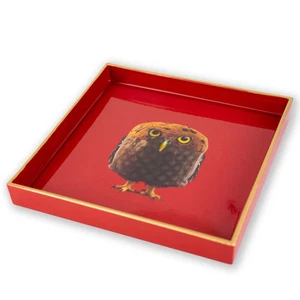 WD LifeStyle Vassoio Svuota Tasche Quadrato 20 x 20 Cm Decoro Panettone Natale - Imagen 1 de 2