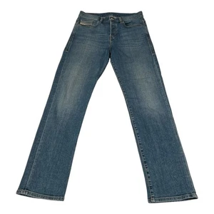 Diesel D-Viker Jeans Men W29 L30 Straight Fit Blue Medium Wash Denim Pants - Picture 1 of 19