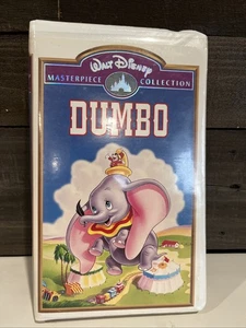 Dumbo Walt Disney Masterpiece Collection VHS Tape Stock No 024 RARE - Picture 1 of 5