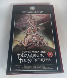 The Warrior And The Sorceress - Big Box Ex Rental (1986, 18) VHS - Picture 1 of 4