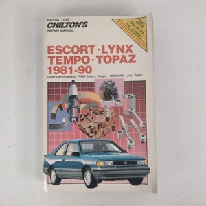 Chilton Repair Manual Ford Escort Lynx Tempo Topaz 1981-90 - Picture 1 of 13