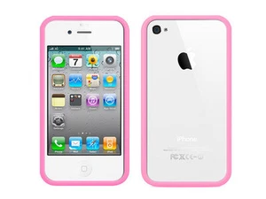 NUOVO BUMPER IPHONE 4 4S COLORE ROSA - Picture 1 of 1